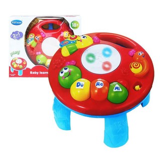 BABY LEARNING TABLE 2in1 Mainan Edukasi Musikal Bayi Play 