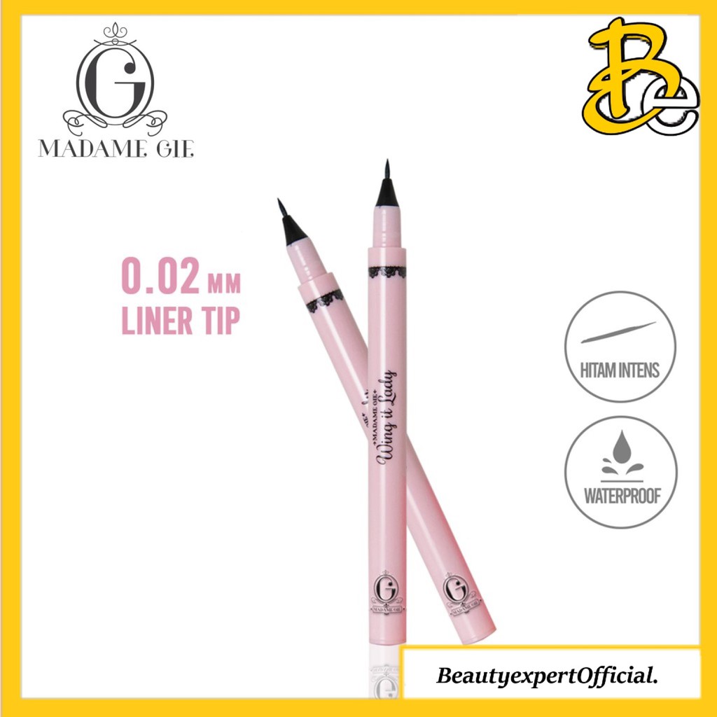 ⭐️ Beauty Expert ⭐️ Madame Gie Wing It Lady - MakeUp Eyeliner Black Waterproof