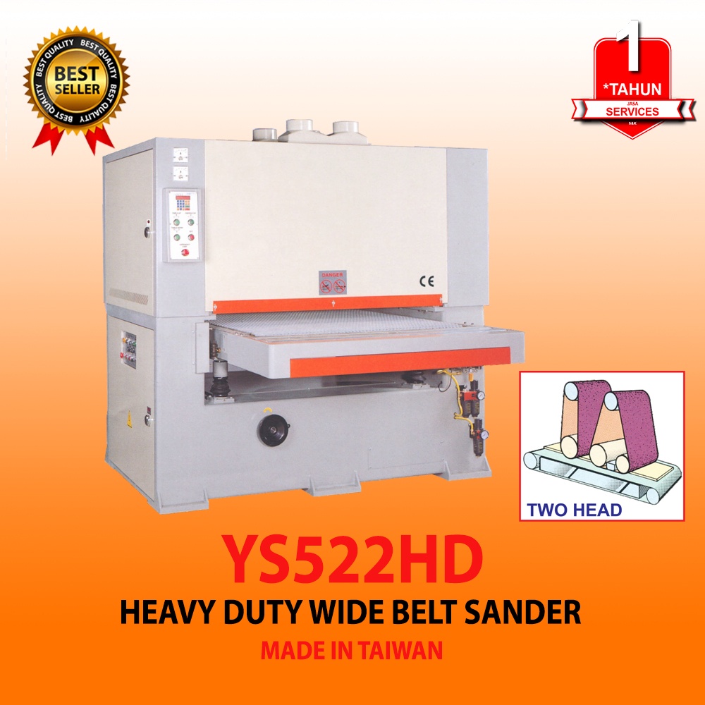 Mesin Heavy Duty Wide Belt Sander  YS522HD