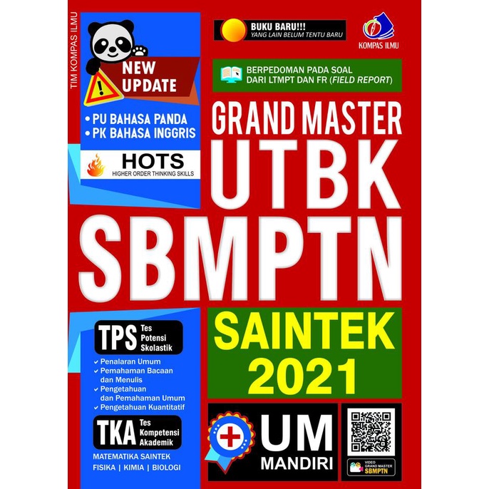 

Buku Grand Master Utbk Sbmptn Saintek 2021 (Kompas Ilmu)