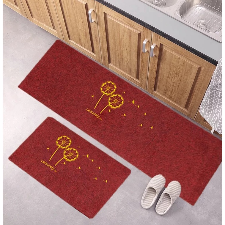 Kitchen Floor Mat Large 40*120 cm / Keset Rumah Kaki Dapur Pintu Kamar Anti Selip