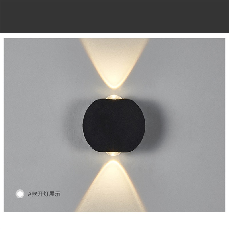 Lampu Dinding Minimalis Modern 12W &amp; 6W 220V Lampu dekorasi Outdoor Indoor Lampu Kamar Tidur Anti Air Waterproof LED Wall Light Waterproof IP65 Modern Porch Lamp LED Outdoor Garden Home Hallway Retro Lampu Teras Lampu Jalan Lampu Hias dekorasi Retro Antik