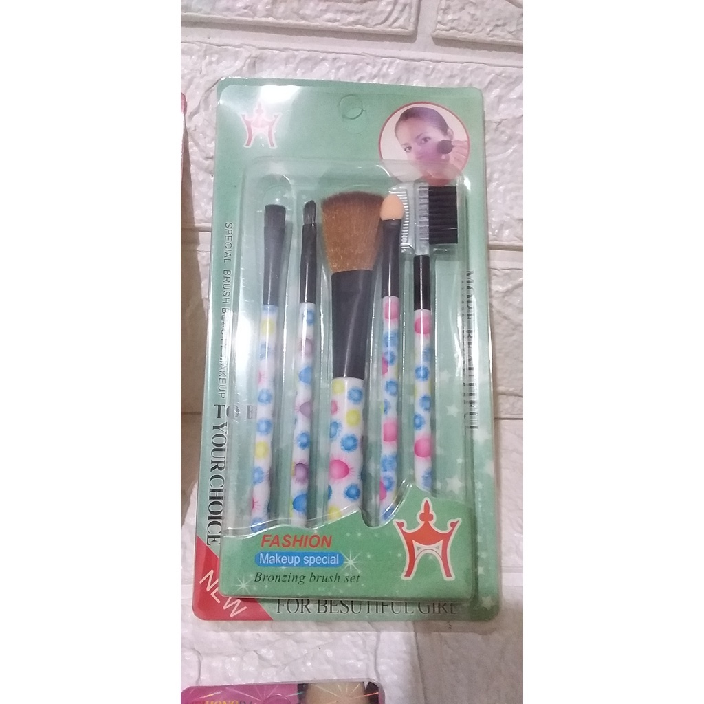 Kuas makeup murah 1 set isi 5pcs