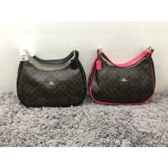 COACH Harley Hobo in Signature tas totebag tote bag original authentic asli