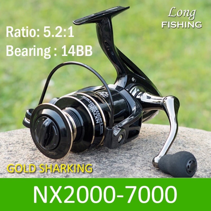 OM88D Reel Pancing Metal Berkualitas GOLD SHARKING NX2000 NX3000 NX4000 NX5000 NX6000 NX7000 -  LK20