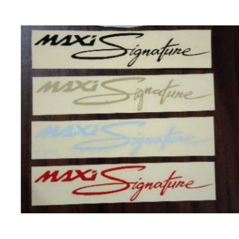 

sticker maxsisi signature
