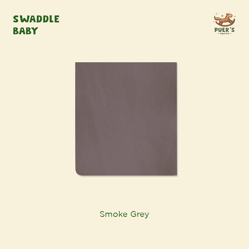 BEDONG BAYI (SWADDLE BABY) PUER'S SMOKE GREY POLOS