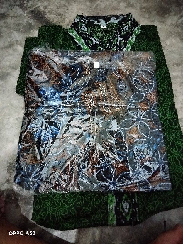 Atasan Batik Dolby Dolbi Dobby Doby Tenun Sutra Tulis Halus Katun Atbm Baron ,sarombit Atasan