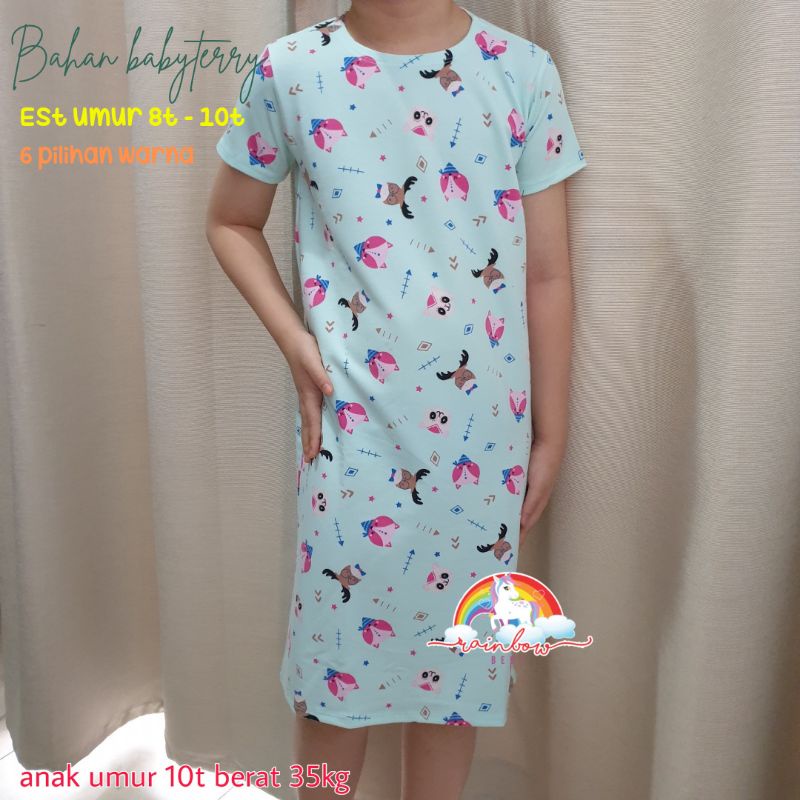 Lemone Dress Anak Babyterry Animal