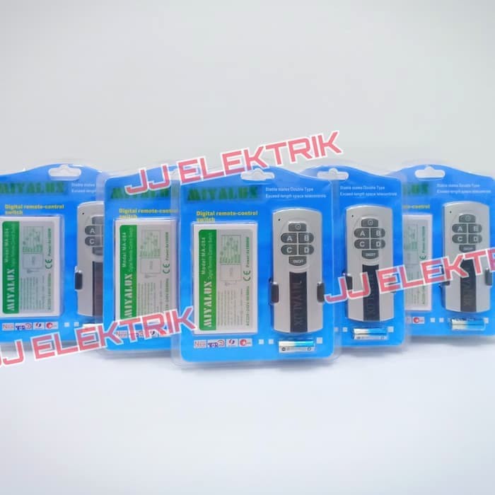 Saklar Broco - Saklar - Perlengkapan Listrik Remote Switch 4 Way 1000W / Saklar Remote Control 4