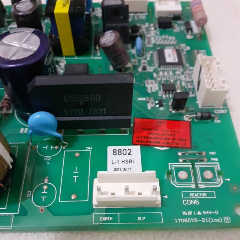 Modul pcb kulkas frezeer LG EBR8392 8802 original