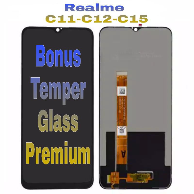 LCD Realme C11 2020 - C12 - C15 ORIGINAL ⭐⭐⭐⭐⭐ + TOUCHSCREEN / OPPO A15 /  A15S / V3