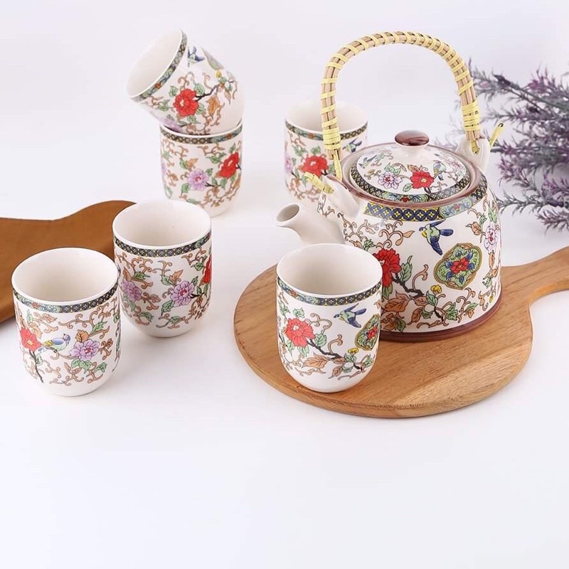 Tea set Jepang Keramik Capodimonte