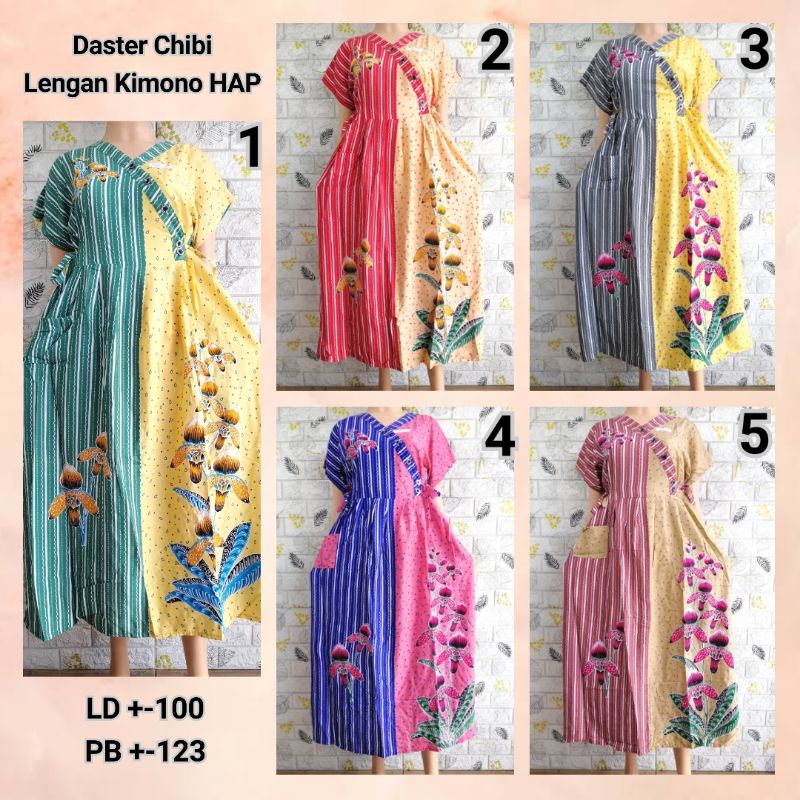 DASTER CHIBI LENGAN KIMONO HAP DASTER MODERN KEKINIAN BUSUI FRIENDLY ADEM BU TEJO HJN + KTKBG