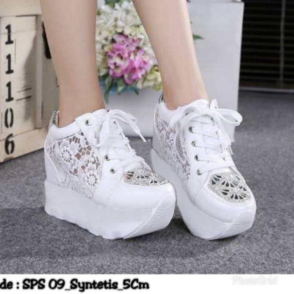 Serbuuuu.. Sepatu Wanita Brukat Hak Dalam SPS 09