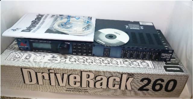 DBX driverack 260. Menagement speaker dbx 260