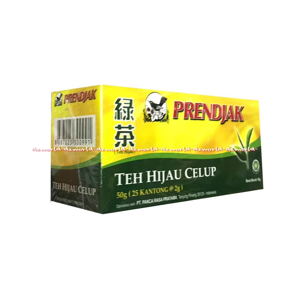 Prendjak Teh Hijau Celup 25 Kantong Green Tea Sachet Celup Prenjak