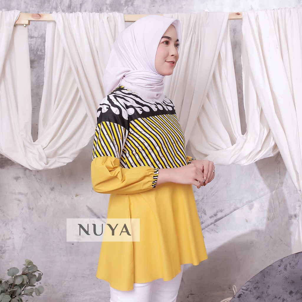 Atasan Batik Modern Kekinian AMYNA BLOUSE NUYA