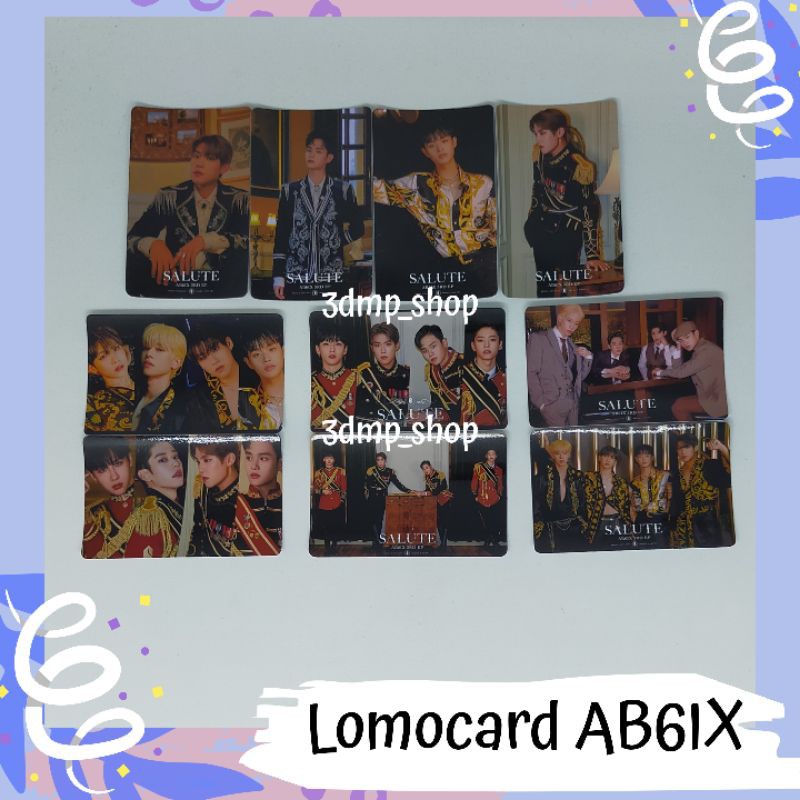 [25 lembar] lomocard photocard photo lomo card AB6IX Salute vivid