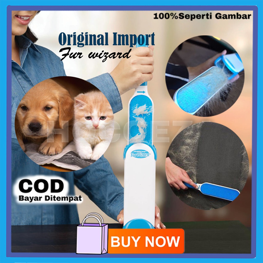 ALAT PEMBERSIH BULU SOFA KARPET AMBAL HAMBAL PAKAIAN MENEMPEL BULU KUCING ANJING PET HAIR  2IN1 VA93