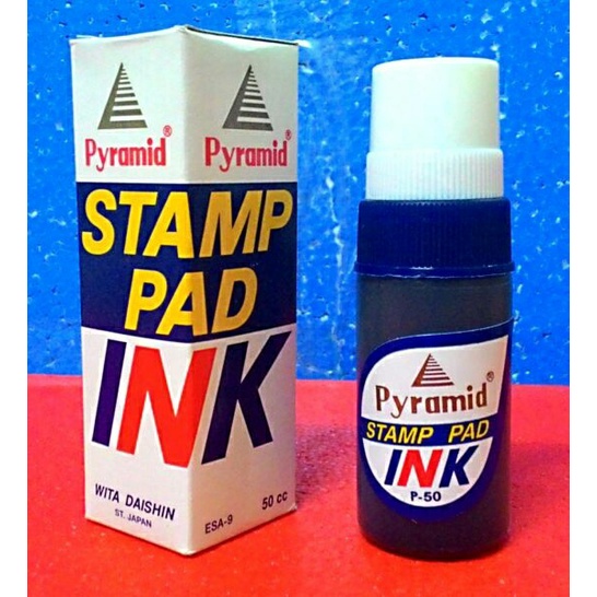

MENYURAT-SURAT- PYRAMID STAMP PAD REFILL INK WARNA BIRU | TINTA STEMPEL PYRAMID -SURAT-MENYURAT.