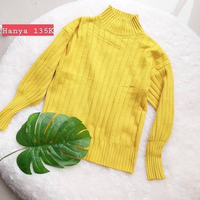 Atasan Wanita Rajut Halus BELINDA Turtleneck