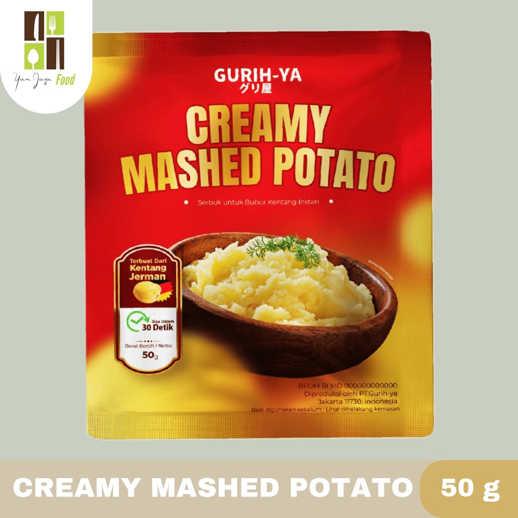 Gurih-Ya Mashed Potato Creamy &amp; Ceddar Cheese [50g]