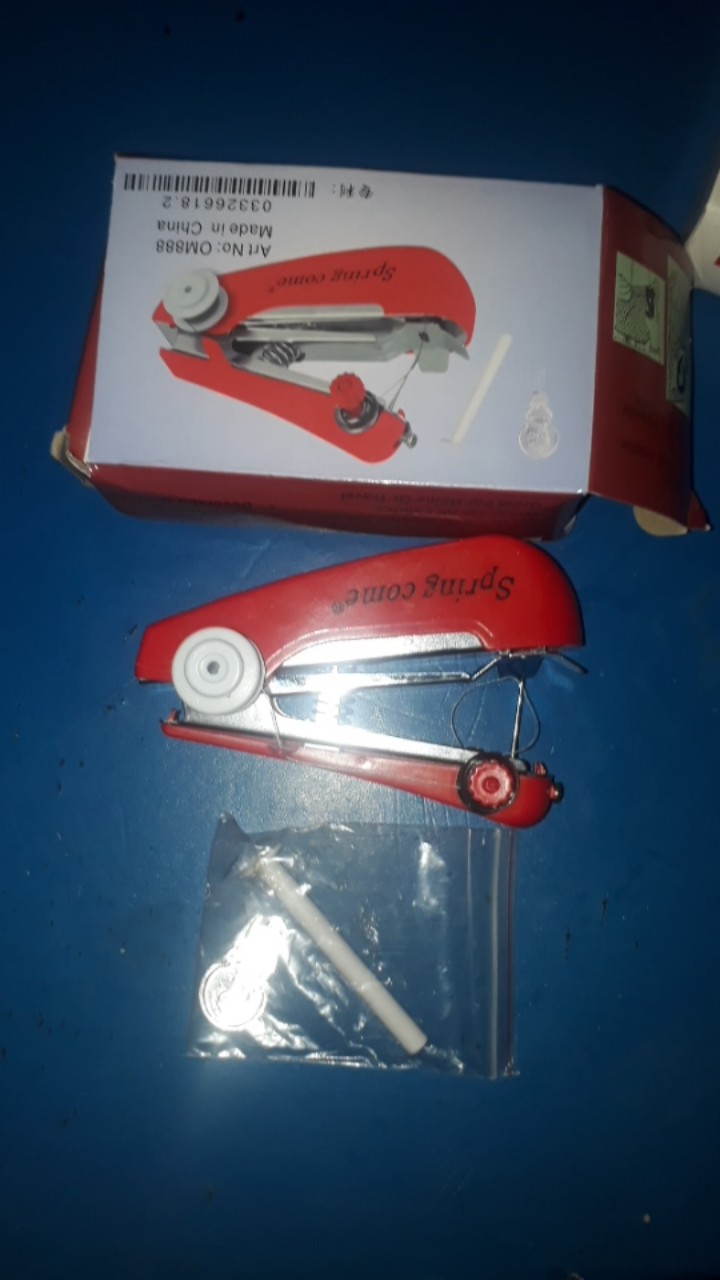 Mesin Jahit Portable Mini / Mesin Jahit Tangan / Spring Come