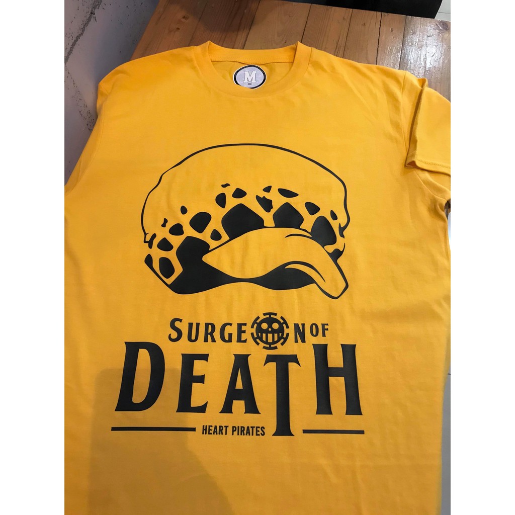 Kaos distro Onepiece Trafalgar Law Surgeon of Death Yellow