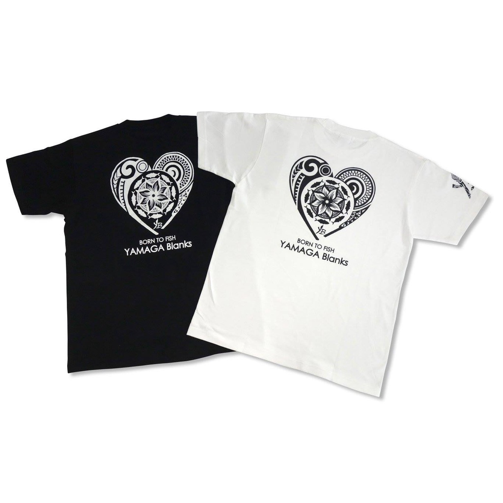 BAJUPANCING YAMAGA BLANKS 2017 MAORI HEART T-SHIRT