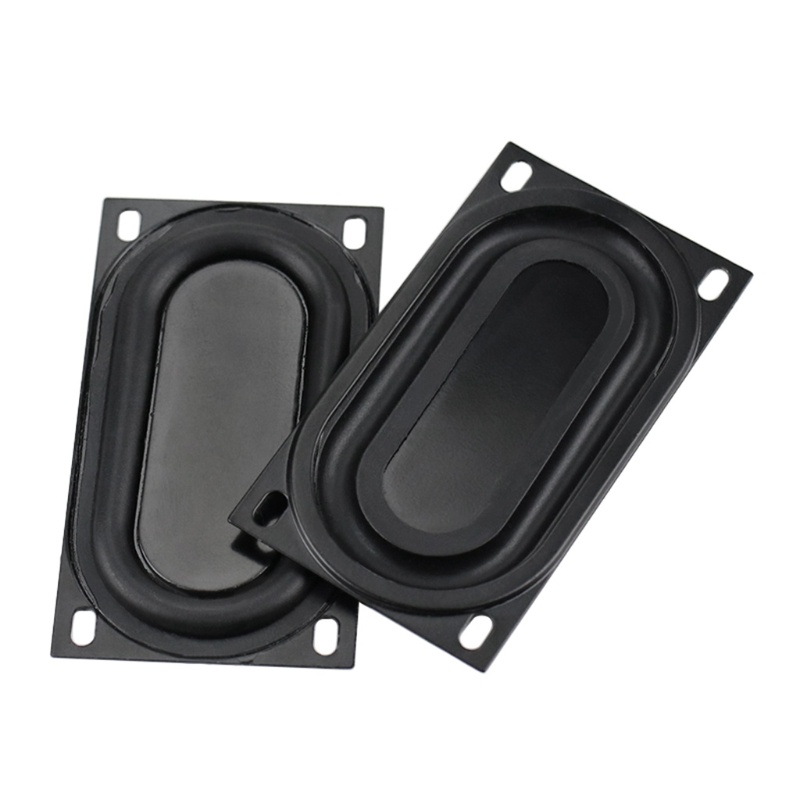 Cre 2pcs Plat Vibrasi Bass Speaker Pasif Radiator Auxiliary Bahan Karet Ukuran 50x90mm
