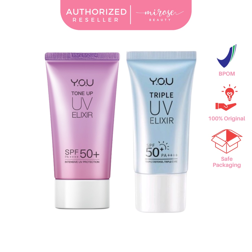 YOU Triple UV Elixir Sunscreen Gel / Tone Up UV Elixir Hyaluronic Acid SPF 50+ PA++++ Sunscreen