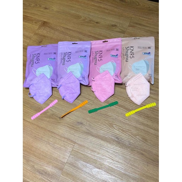 masker shumu warna kn95 6ply dengan konektor