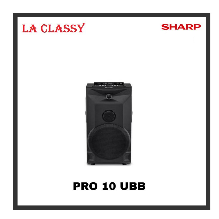 SPEAKER SHARP 10" CBOX PRO-10UBB