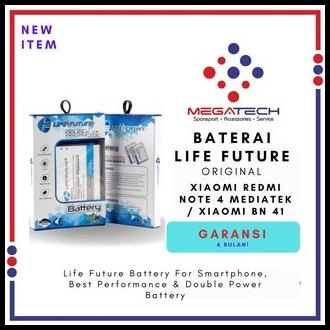 Baterai Xiaomi Redmi Note 4 Mediatek / Seri Bn41 Life Future