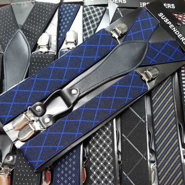 Suspender Motif (Jojon) Import Quality 3,5cm Fit Up To Size XL