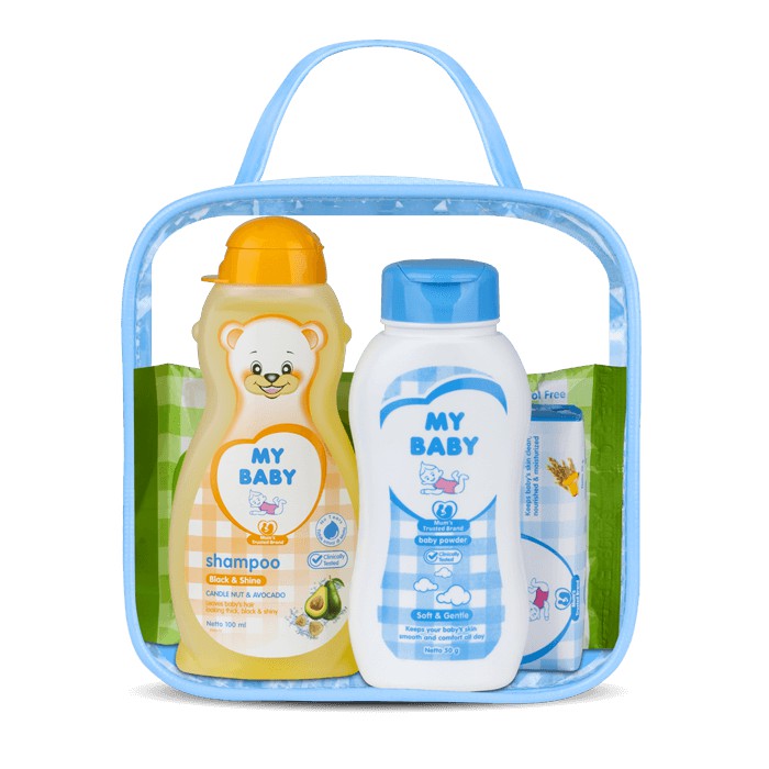 My Baby Newborn Package 4 items 1 Set Perlengkapan Mandi Bayi