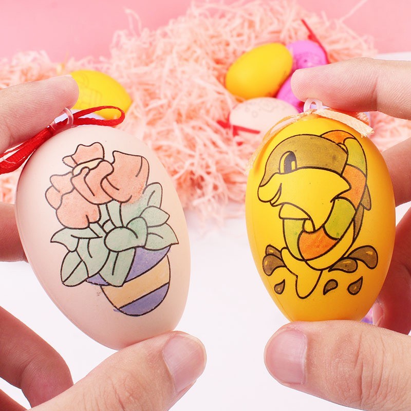 Easter Egg DIY Set Spidol Murah Souvenir Egg Hunt Mainan Telur Paskah