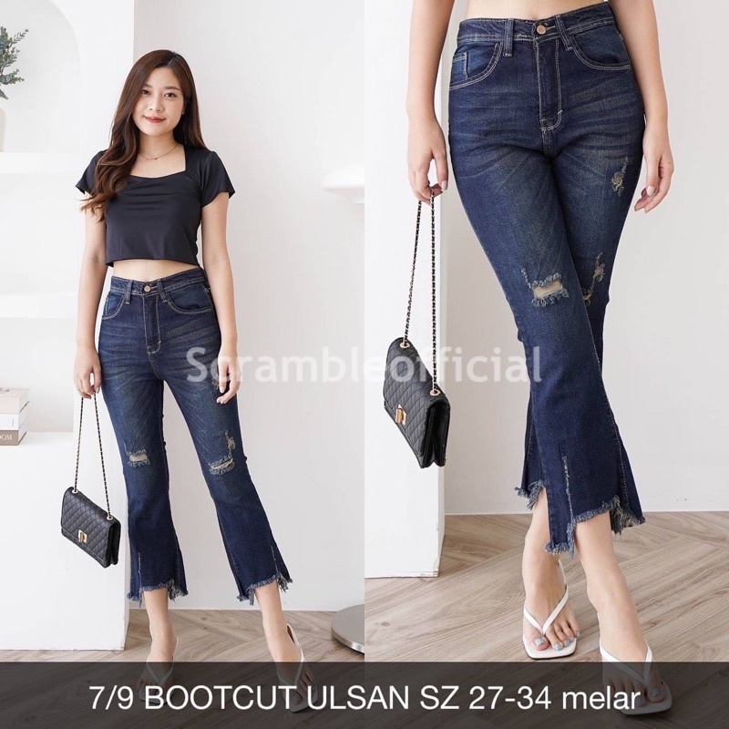 SCRAMBLE 7/9 BOOTCUT ULSAN
