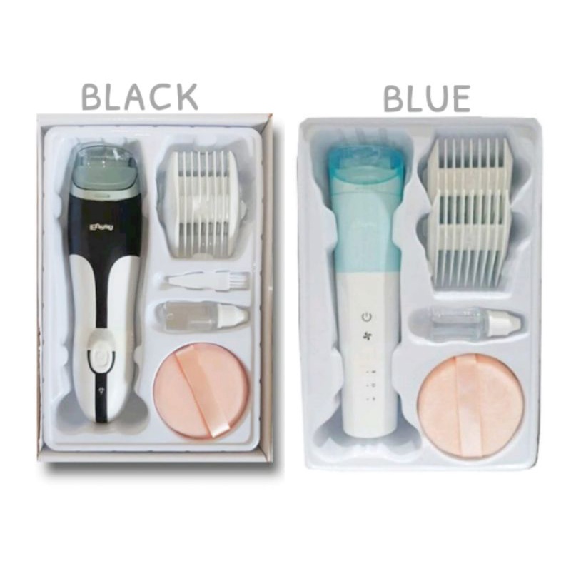 Enssu automatic inhaling baby hair clipper - alat cukur rambut bayi