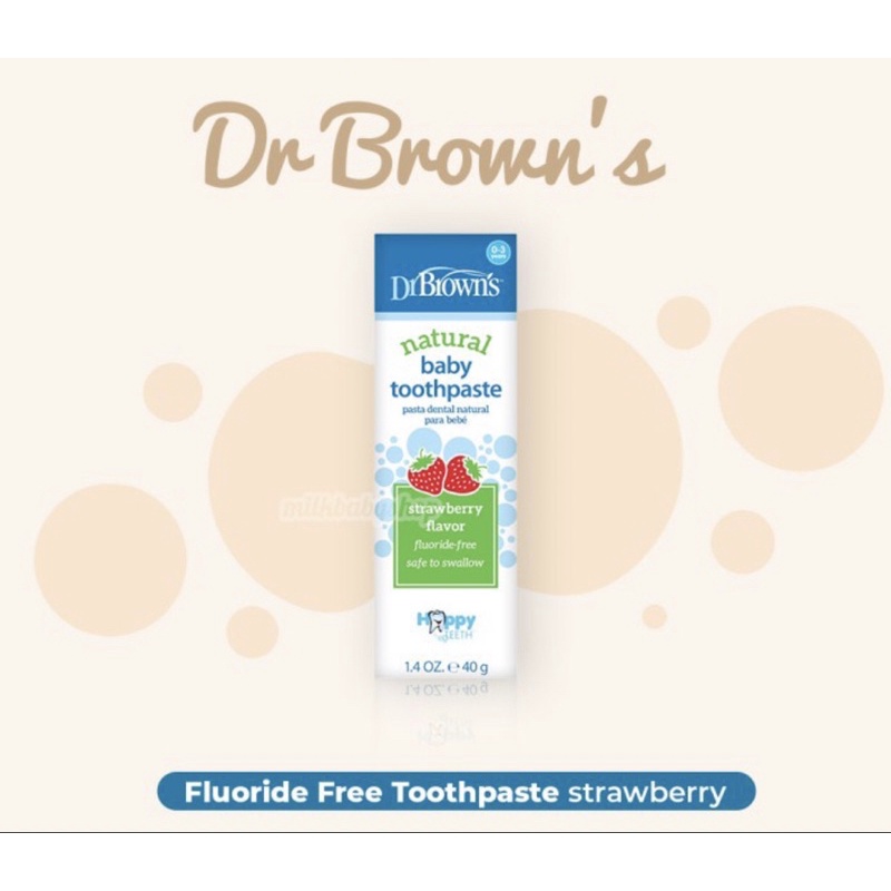 Dr.Brown’s baby toothpaste