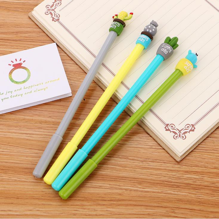 

PULPEN GEL MOTIF KAKTUS LUCU IMUT BOLPEN HITAM KARAKTER BOLPOINT POHON