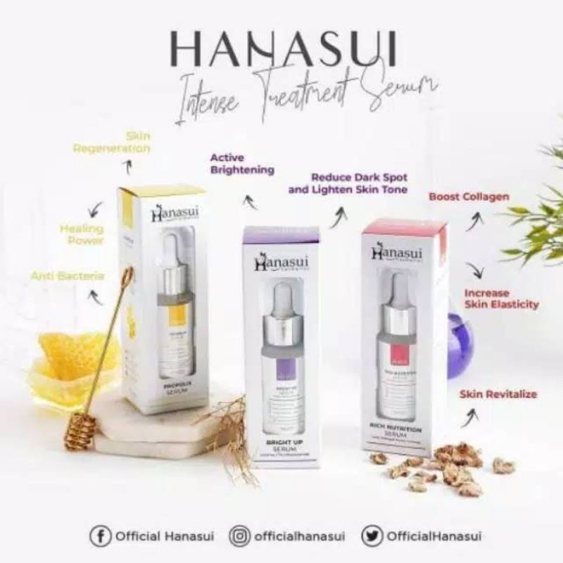 Jual HANASUI Intense Serum 25ml |Propolis|Rich Nutrition|Bright Up ...