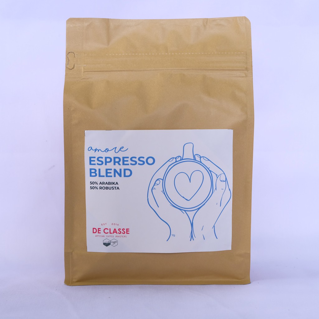 

KOPI ESPRESSO BLEND 50:50 500 GRAM | BIJI KOPI ATAU BUBUK KOPI AMORE