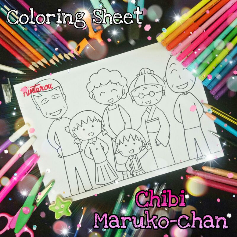 

Coloring Sheet Anime Chibi Maruko Chan