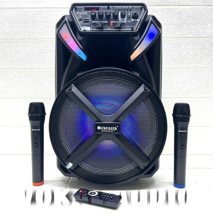 Speaker Portable N Aiwa Was 112 LVH Original 12 inch Bluetooth
