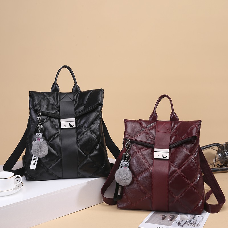 CE136 RESTOCK Tas Ransel Wanita Import Tas Punggung Tas Sekolah Main Kuliah