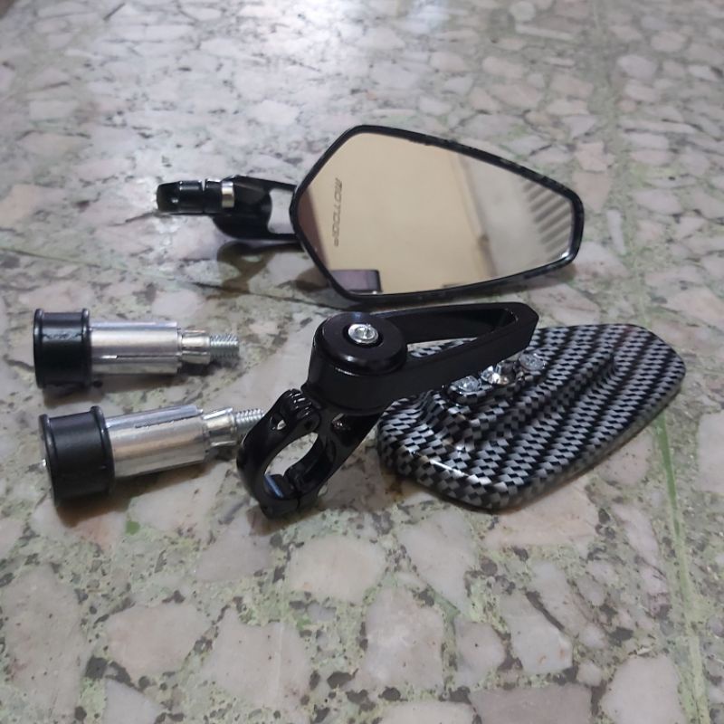 Spion Jalu Oval Full Cnc, Spion Jalu Karbon , Spion Bar end Oval vario beat scoopy nmax pcx