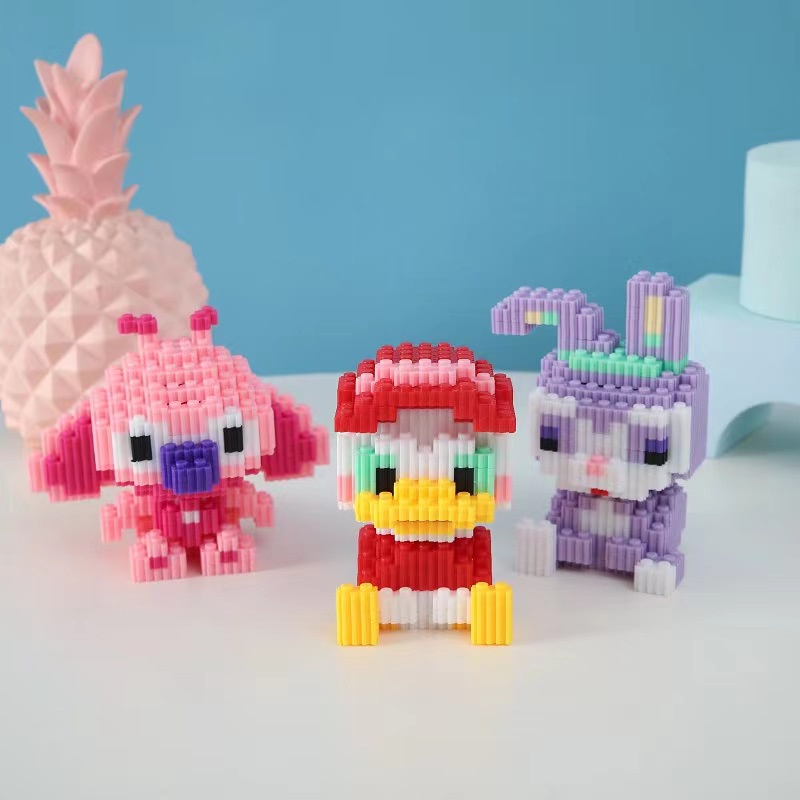 【WZ008】Nano Block sailor moon pokemon monster tea cup stellalou friends Series Mainan Balok Susun DIY Bricks Mini