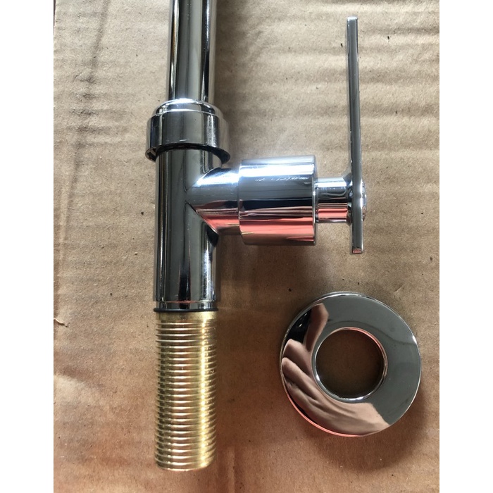 KRAN ANGSA CUCI PIRING SINK SHOWER WASTAFEL LEHER ANGSA FLEKSIBEL / FLEXIBLE 1/2 INCH CHROME - MEJA